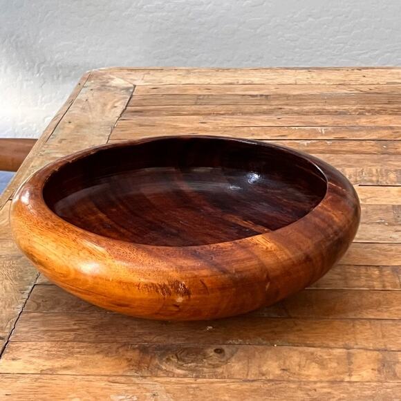 Unbranded Other - Vintage Solid Wood Bowl 10" MCM Modern